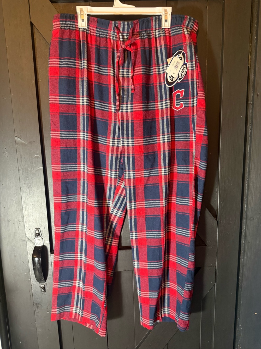 Genuine Merchandise Red & Navy Plaid Men's Pajama Pants